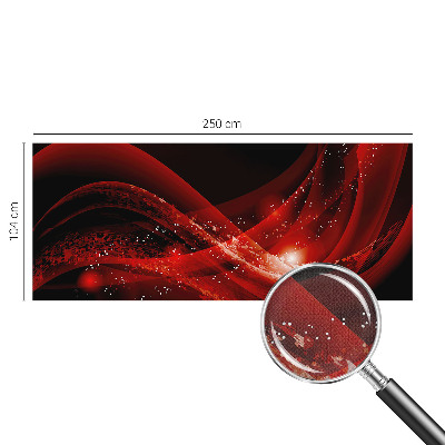 Samolepicí fototapeta na míru Červený vír