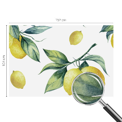 Samolepicí dekorativní fototapeta Citronový motiv