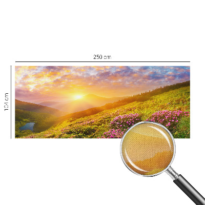 Moderní samolepicí fototapeta Horský západ