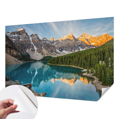 Samolepicí fototapeta na zeď Odraz v horách