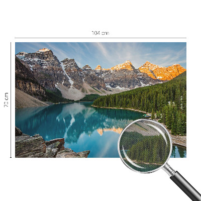 Samolepicí fototapeta na zeď Odraz v horách