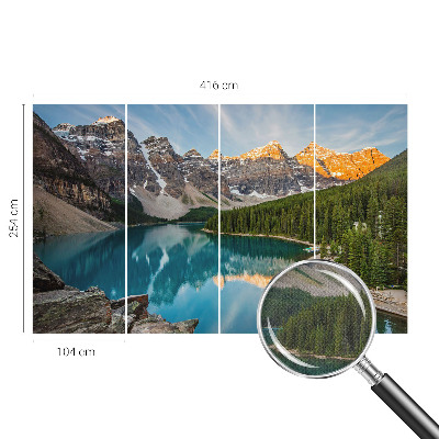 Samolepicí fototapeta na zeď Odraz v horách