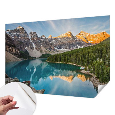 Samolepicí fototapeta na zeď Odraz v horách