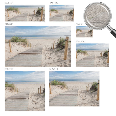 Samolepicí fototapeta do obýváků Dřevěný chodník