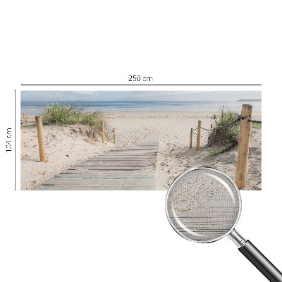 Samolepicí fototapeta do obýváků Dřevěný chodník