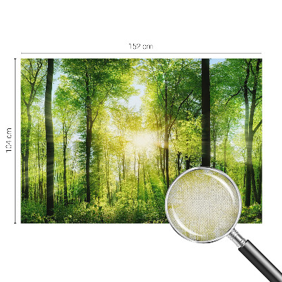 Samolepicí fototapeta do ložnice Lesní harmonie