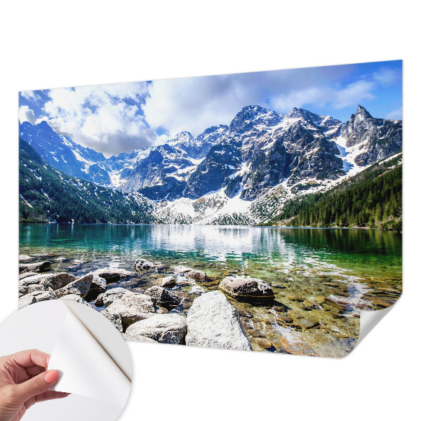 Samolepicí fototapeta do dětského pokoje Horská krajina