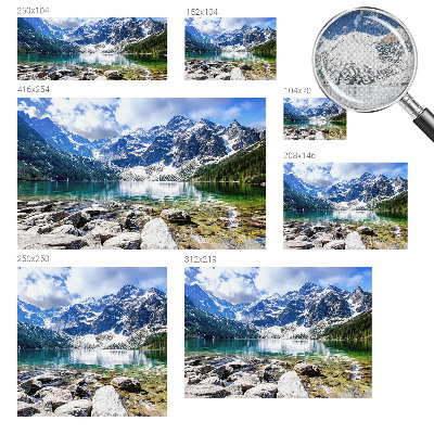 Samolepicí fototapeta do dětského pokoje Horská krajina