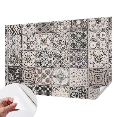 Samolepicí dekorativní fototapeta Vzory dlaždic