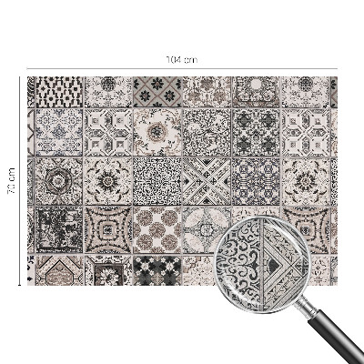 Samolepicí dekorativní fototapeta Vzory dlaždic