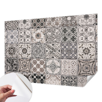 Samolepicí dekorativní fototapeta Vzory dlaždic