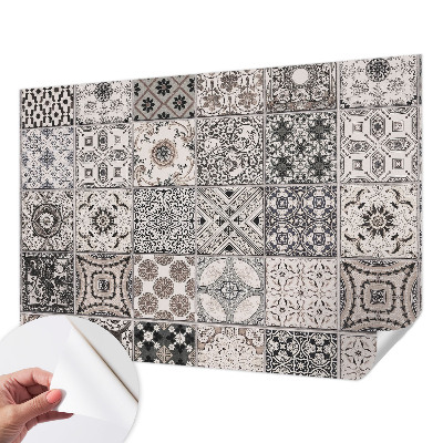 Samolepicí dekorativní fototapeta Vzory dlaždic