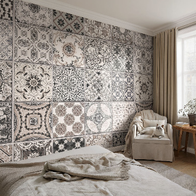 Samolepicí dekorativní fototapeta Vzory dlaždic