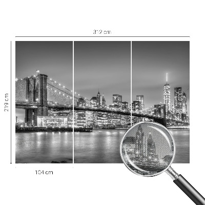 Samolepící fototapeta 3d Most metropole