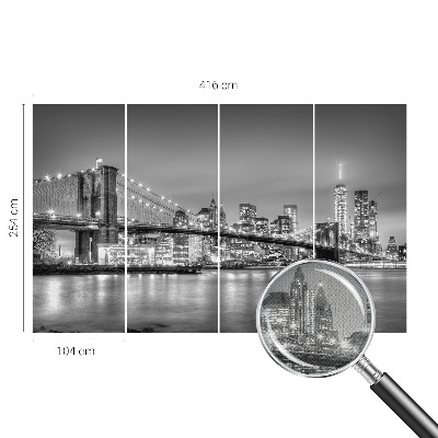Samolepící fototapeta 3d Most metropole