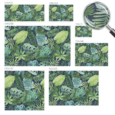 Samolepicí dekorativní fototapeta Tropické listy