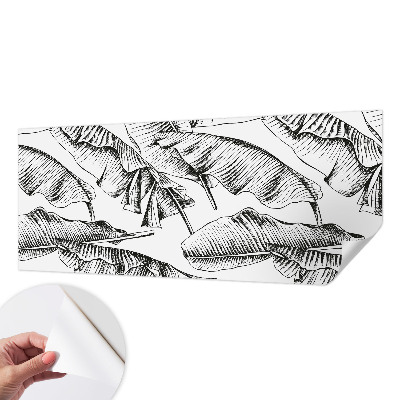 Moderní samolepicí fototapeta Banánové listy