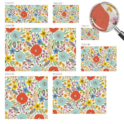 Samolepící fototapeta 3d Květinový vzor