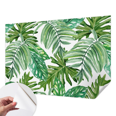 Samolepicí fototapeta Exotické listy