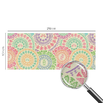 Samolepicí fototapeta do obýváků Barevné mandaly