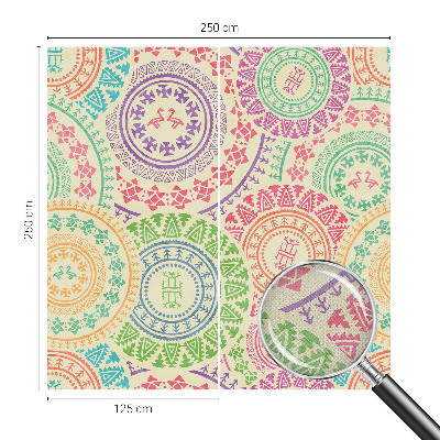 Samolepicí fototapeta do obýváků Barevné mandaly