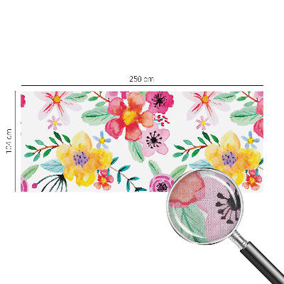 Samolepicí fototapeta do dětského pokoje Květinová svěžest