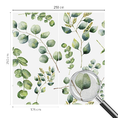 Samolepicí fototapeta na míru Zelené listy