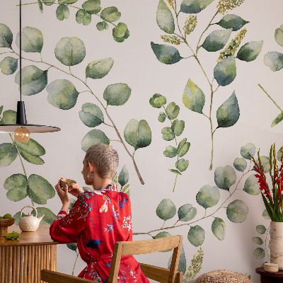 Samolepicí fototapeta na míru Zelené listy