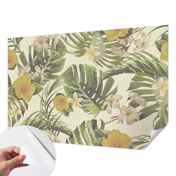 Samolepicí fototapeta na zeď Exotická flóra