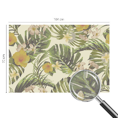 Samolepicí fototapeta na zeď Exotická flóra