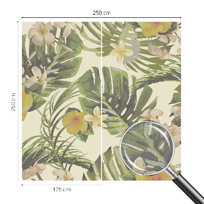 Samolepicí fototapeta na zeď Exotická flóra