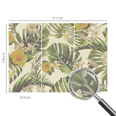 Samolepicí fototapeta na zeď Exotická flóra