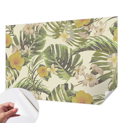 Samolepicí fototapeta na zeď Exotická flóra