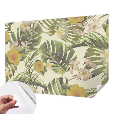 Samolepicí fototapeta na zeď Exotická flóra