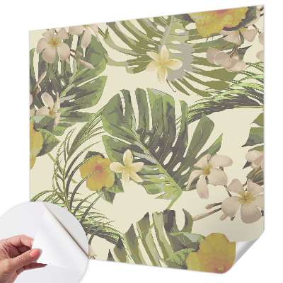 Samolepicí fototapeta na zeď Exotická flóra