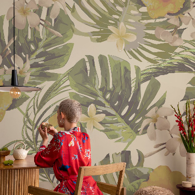 Samolepicí fototapeta na zeď Exotická flóra