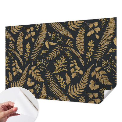 Samolepicí fototapeta do ložnice Botanické listy