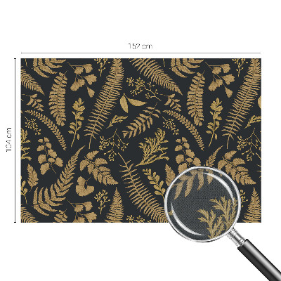 Samolepicí fototapeta do ložnice Botanické listy