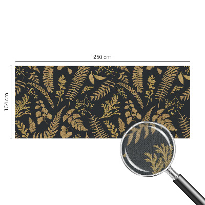 Samolepicí fototapeta do ložnice Botanické listy