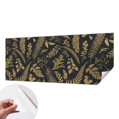 Samolepicí fototapeta do ložnice Botanické listy