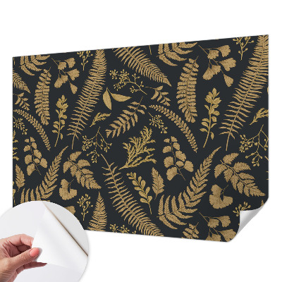 Samolepicí fototapeta do ložnice Botanické listy