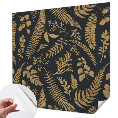 Samolepicí fototapeta do ložnice Botanické listy