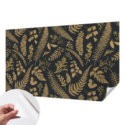 Samolepicí fototapeta do ložnice Botanické listy