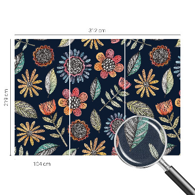 Dětská fototapeta Květinová mozaika