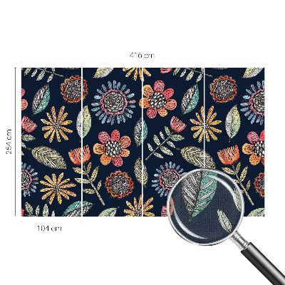 Dětská fototapeta Květinová mozaika