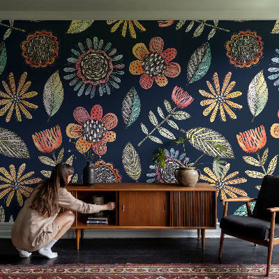 Dětská fototapeta Květinová mozaika