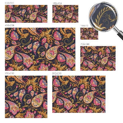 Fotografická tapeta na zeď Barevný paisley vzor