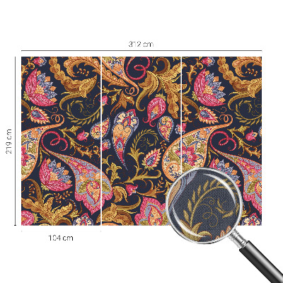 Fotografická tapeta na zeď Barevný paisley vzor