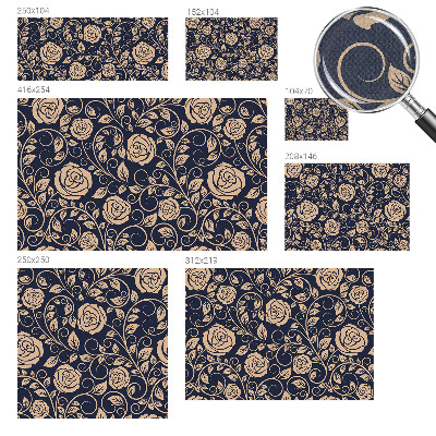 Moderní samolepicí fototapeta Romantické květiny