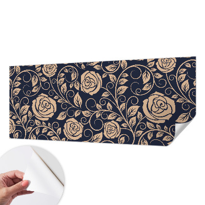 Moderní samolepicí fototapeta Romantické květiny